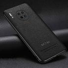 For Huawei Mate 30 Pasted Leather Litchi Texture TPU Phone Case(Black) - 1