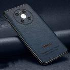 For Huawei Mate 40 Pasted Leather Litchi Texture TPU Phone Case(Royal Blue) - 1