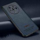 For Honor Magic4 Pasted Leather Litchi Texture TPU Phone Case(Royal Blue) - 1