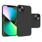 For iPhone 14 Plus Full Matte TPU Phone Case  (Black) - 1