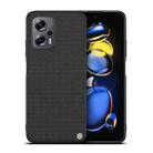 For Xiaomi Redmi Note 11T Pro/11T Pro+ 5G NILLKIN 3D Textured Nylon Fiber TPU Phone Case(Black) - 1