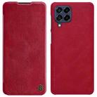 For Samsung Galaxy M53 5G NILLKIN QIN Series Crazy Horse Texture Leather Phone Case(Red) - 1