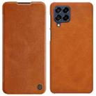For Samsung Galaxy M53 5G NILLKIN QIN Series Crazy Horse Texture Leather Phone Case(Brown) - 1