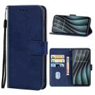 For HTC Desire 20 Pro Leather Phone Case(Blue) - 1
