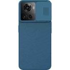 For OnePlus Ace 5G/10R 5G NILLKIN Black Mirror Series Camshield PC Phone Case(Blue) - 1