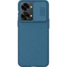 For OnePlus Nord 2T 5G NILLKIN Black Mirror Series Camshield PC Phone Case(Blue) - 1