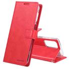 For Samsung Galaxy A23 GOOSPERY BLUE MOON Crazy Horse Texture Leather Phone Case(Red) - 1