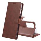 For Samsung Galaxy A23 GOOSPERY BLUE MOON Crazy Horse Texture Leather Phone Case(Brown) - 1