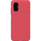 For Xiaomi Poco M4 5G NILLKIN Frosted PC Phone Case(Red) - 1