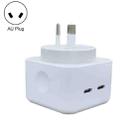 40W Dual PD USB-C / Type-C Charger for iPhone / iPad Series, AU Plug - 1