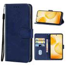 For Infinix Hot 12 Play Leather Phone Case(Blue) - 1