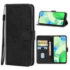 For OPPO Realme C30 Leather Phone Case(Black) - 1