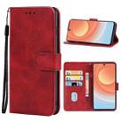 For Tecno Camon 19 Leather Phone Case(Red) - 1