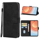 For Tecno Camon 19 Leather Phone Case(Black) - 1