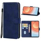 For Tecno Camon 19 Leather Phone Case(Blue) - 1
