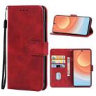 For Tecno Camon 19 Pro Leather Phone Case(Red) - 1