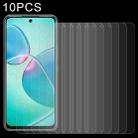 10 PCS 0.26mm 9H 2.5D Tempered Glass Film For Infinix Hot 12 Play - 1