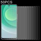 50 PCS 0.26mm 9H 2.5D Tempered Glass Film For Tecno Camon 19 - 1