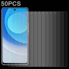 50 PCS 0.26mm 9H 2.5D Tempered Glass Film For Tecno Camon 19 Neo - 1