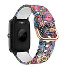 For ID205 / Willful SW021 19mm Silicone Printing Watch Band(Jellyfish) - 1