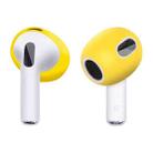 Ear Cap Silicone Protective Case for AirPods 3(Yellow) - 1