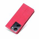 For vivo Y36 Global AZNS Magnetic Calf Texture Leather Phone Case(Red) - 7