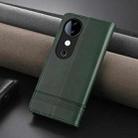 For vivo S19 AZNS Magnetic Calf Texture Leather Phone Case(Dark Green) - 3