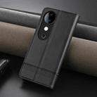 For vivo S19 AZNS Magnetic Calf Texture Leather Phone Case(Black) - 3