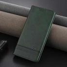 For vivo Y200 5G AZNS Magnetic Calf Texture Leather Phone Case(Dark Green) - 2