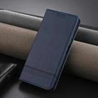 For vivo Y37 / Y37m 5G / Y36t 5G AZNS Magnetic Calf Texture Leather Phone Case(Dark Blu) - 2