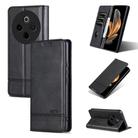 For vivo Y300 Pro AZNS Magnetic Calf Texture Leather Phone Case(Black) - 1