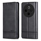 For vivo Y300 Pro AZNS Magnetic Calf Texture Leather Phone Case(Black) - 3