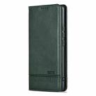 For vivo X200 Pro mini AZNS Magnetic Calf Texture Leather Phone Case(Dark Green) - 2