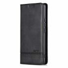 For vivo X200 Pro mini AZNS Magnetic Calf Texture Leather Phone Case(Black) - 2