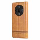 For vivo Y300 AZNS Magnetic Calf Texture Leather Phone Case(Light Brown) - 3