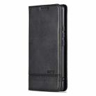 For vivo Y300 AZNS Magnetic Calf Texture Leather Phone Case(Black) - 2