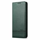 For vivo S20 Pro AZNS Magnetic Calf Texture Leather Phone Case(Dark Green) - 2