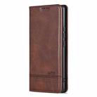 For vivo X200s AZNS Magnetic Calf Texture Leather Phone Case(Dark Brown) - 2