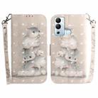 For Infinix Hot 12i 3D Colored Horizontal Flip Leather Phone Case(Squirrels) - 1