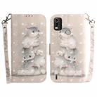 For Nokia C21 Plus 3D Colored Horizontal Flip Leather Phone Case(Squirrels) - 1