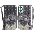 For OnePlus Nord CE 2 Lite 5G 3D Colored Horizontal Flip Leather Phone Case(Hug Cat) - 1