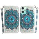 For OnePlus Nord CE 2 Lite 5G 3D Colored Horizontal Flip Leather Phone Case(Peacock Wreath) - 1