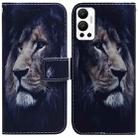 For Infinix Hot 12 Coloured Drawing Leather Phone Case(Lion) - 1