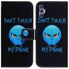 For Tecno Spark 8 Pro Coloured Drawing Leather Phone Case(Anger) - 1