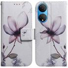 For Honor X7 Coloured Drawing Leather Phone Case(Magnolia Flower) - 1