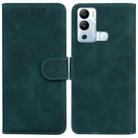 For Infinix Hot 12i Skin Feel Pure Color Flip Leather Phone Case(Green) - 1