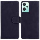 For OnePlus Nord CE 2 Lite 5G Skin Feel Pure Color Flip Leather Phone Case(Black) - 1
