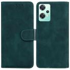 For OnePlus Nord CE 2 Lite 5G Skin Feel Pure Color Flip Leather Phone Case(Green) - 1