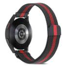 For Huawei Watch GT 3 Pro 43mm Milan Steel Watch Band(Black Red) - 1