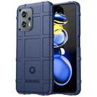 For Xiaomi Redmi Note 11T Pro 5G Full Coverage Shockproof TPU Phone Case(Blue) - 1